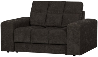 Loveseat Date aus Webstoff, Anthrazit