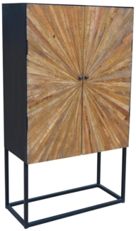 loft24 Highboard Tanay, Mehrzweckschrank, Schrank 2 Türen, Mangoholz