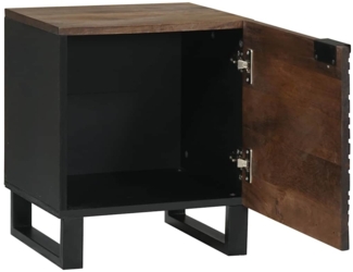 vidaXL Nachttisch Walnuss 40 x 33 x 46 cm Massivholz Akazie 4018004