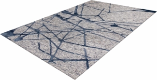 Damast 200 Grau / Blau 140cm x 200cm