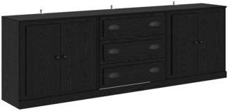 vidaXL Sideboards 3 pcs Artisan-Eiche 210 x 35,5 x 67,5 cm 3402648