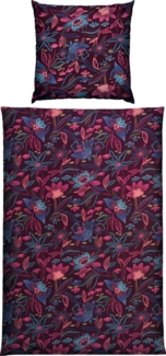 REDBEST Bettwäsche Bettwäsche, Mako-Satin, Satin Blumen