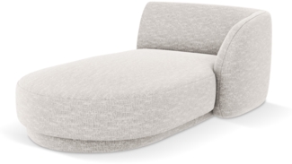 Micadoni Modul Miley 2-Sitzer Rechts Chenille Eden Silber