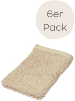 Wewo fashion Gästehandtücher 9517G, Frottee (Packung, 6-St), saugstark
