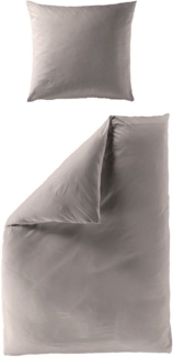 BIERBAUM Biber Bettwäsche, Baumwolle, Braun, 200x200 cm