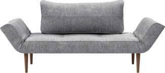INNOVATION LIVING ™ Schlafsofa Zeal Designsofa mit verstellbaren Armlehnen, im Scandinavian Design, Styletto Beine, inklusive Rückenkissen