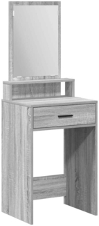vidaXL Schminktisch Grau Sonoma 50 x 41 x 140 cm Holzwerkstoff 865132