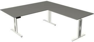 Kerkmann Sitz-/Stehtisch Move 3 BxTxH 200x220x72-120cm + Anbautisch gr