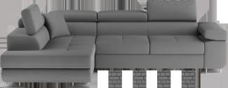 Anton, Ecksofa, Eckcouch, Grau
