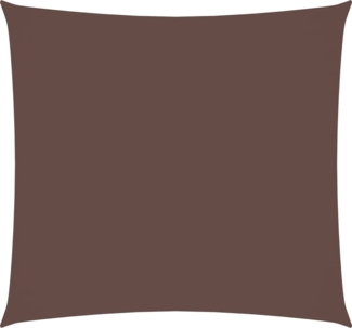 vidaXL Sonnensegel Oxford-Gewebe Quadratisch 2,5x2,5 m Braun 135796