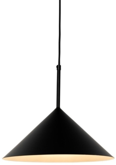 Qazqa Pendelleuchte Triangolo, ohne Leuchtmittel, E27, Schwarz, Design, Stahl, 1-flammig