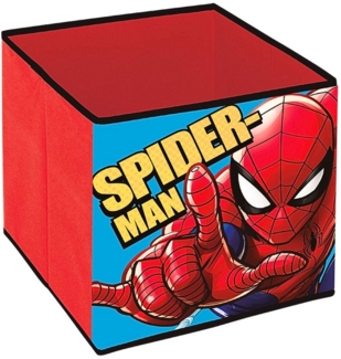 Spiderman Aufbewahrungsbox Marvel, Faltbare Spielzeugbox für Würfelregale 31x31x31 cm