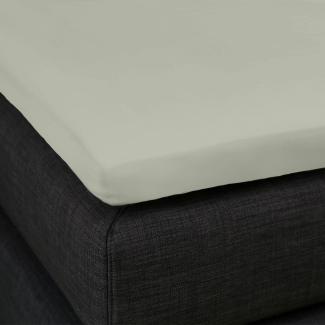 Formesse Bella Donna Topper Spannbetttuch La Piccola|180x210 - 180x220 cm| graugrün