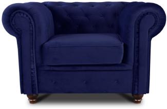 Sofnet Ohrensessel Asti 1, Chesterfield Sessel, Sofagarnitur, Glamour Couch