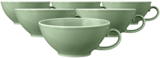 Seltmann Weiden Beat Color Glaze Teetasse 140 ml 6er Set - Salbeigrün