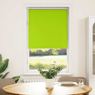 vidaXL Verdunkelungsrollo Grün 85x130 cm Stoffbreite 80,7 cm Polyester 4011229