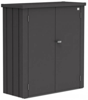 Biohort Terrassenschrank Romeo, M: 132 x 57 x 140 (b x t x h) cm, quarzgrau-metallic
