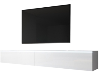 Furnix TV-Schrank BARCELLO Fernsehschrank 2x100 cm stehend oder hängend mit/ohne LED erweiterbare Serie