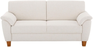 Home affaire 3-Sitzer Alta, mit Federkern und Kontrastnaht, Füße Buche eichefarben