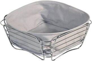 KESPER Brot- und Obstkorb Metall/Textil