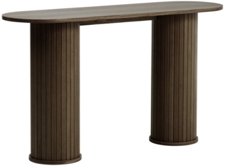 Konsolentisch >NOLA< in Eiche Smoked , MDF furniert - 130x75x40cm (BxHxT)