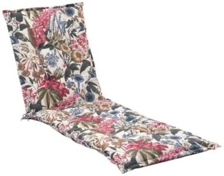 GO-DE Liegenauflage HANA, B 60 x L 190 cm, Mehrfarbig, Baumwolle, (1 St), Polyester, für Gartenliegen