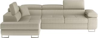 Anton, Ecksofa, Eckcouch, Beige