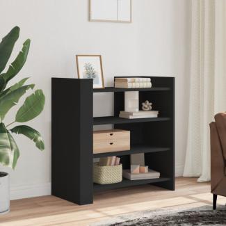 vidaXL Sideboard Schwarz 73,5x35x75 cm Holzwerkstoff 848389