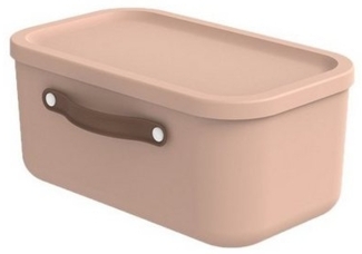 ROTHO Stapelbox Aufbewahrungskiste mit Deckel 12 l MALOJA