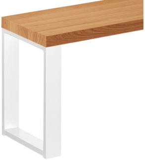 LAMO Manufaktur Sitzbank LSB Sitzbank (Komplett-Set, 3-Teilig), 40mm stake Massivholzplatte