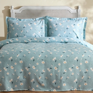 Karaca Bettwäsche Karaca Daisy 100% Baumwolle Doppelbett Deckenbezug Tagesdecke Set