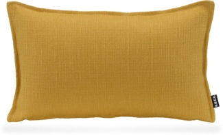 H.O.C.K. Dekokissen Mali, einfarbig, Kissenhülle mit Füllung, 1 Stück