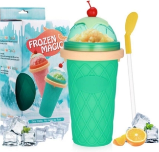 Hejo Slushy Maker Becher Silikon Wiederverwendbarer Slush Eisbecher mit
