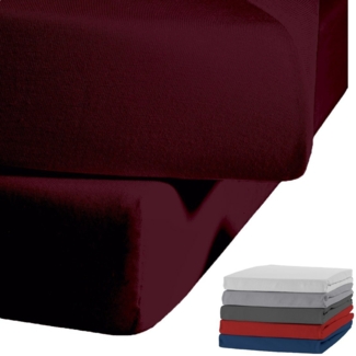 JACK Spannbettlaken JACK by Kaeppel Spannbetttuch Uni Einfarbig, Biber, Gummizug: Rundumgummizug, (1 Stück), versch. Farben & Größen