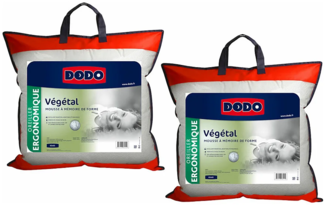 Ergonomisches Visco-Kopfkissen 2er-Set - 60 x 60 cm - DODO von VEGETAL