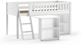 SCOTT Spielbett LF 90x200cm Schreibtisch und Regal