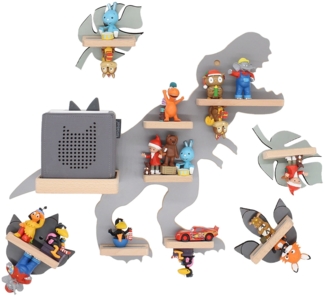 VCM Wandregal BOARTI Regal 920878 Grau H. 44 x B. 53 x T. 19 cm