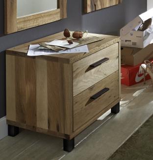 Kommode 50x44cm "Luxor" Balkeneiche massiv geölt