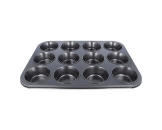 EUROHOME Muffinform Muffinblech 12er Mini Muffins Backform, (1-tlg), Muffinform 12 Muffins - Muffinblech antihaft