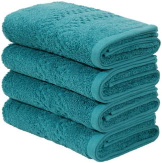 my home Handtuch Regona, Handtücher 50x100cm, flauschig und weich, 500gr/m², Frottier (Set, 4-St), Premium Handtücher mit Bordüre, Set, 100% Baumwolle, 5 Jahre Garantie