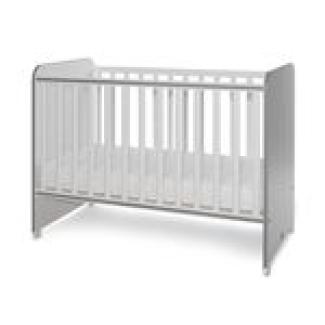 Lorelli Babybett Sweet Dream 124 x 68 x 95 cm Unterbettrahmen mit zwei Ebenen weiß dunkelgrau