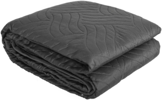 Elegante einfarbige Tagesdecken, Sofaüberwurf aus 100% Polyester 140x210 cm Anthrazit