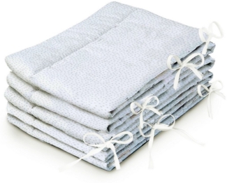 Amilian Bettnestchen Bettumrandung (Made in EU) 420x30 cm - für Babybett 140x70 cm geeignet, (140x70 cm geeignet (rundherum) mit Kantenschutz, Nestchen), Umrandungen