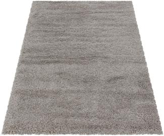 Soft-Shaggy Teppich FLUFFY BEIGE 200 X 290cm Rechteck