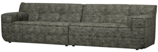 Sofa Timor aus Chenille-Stoff, Grün