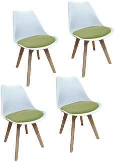 HTI-Living Atlanta Webstoff 4er-Set Stuhl