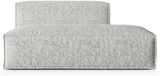 Micadoni Modul Nuria 3-Sitzer Rechts Boucle Silber