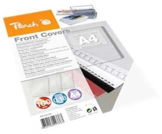 Peach Einbanddeckel klarsicht farblos A4 0,18mm 100Stk.