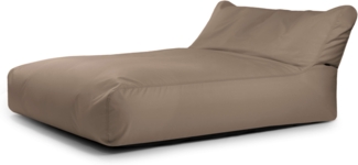 Sitzsack ‘Sofa Sunbed‘, Bezugstoff - Colorin, 100% Olefin, Taupe, 80x180x140 cm cm.