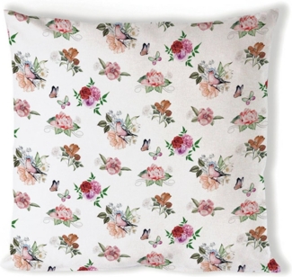 Ambiente® Dekokissen Charlotte, Dekokissen Kissenbezüge ohne Füllung Baumwolle 40x40 cm